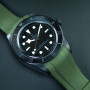 RubberB strap T805 for Tudor Military Green