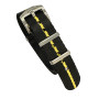 Seat Belt Nato - Noir/Jaune