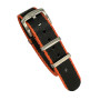 Seat Belt Nato - Black/Orange