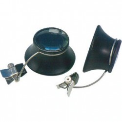 Loupe horloger avec attache lunette et pince