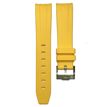 Rubber strap for Omega MoonSwatch - Yellow