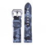 KronoKeeper Camouflage Rubber strap - Blue