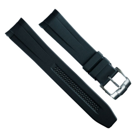 RubberB strap DM106 Black with buckle