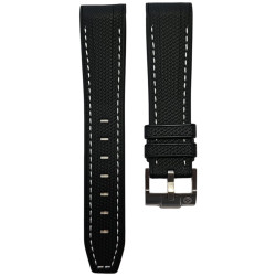 Rubber strap texture for Omega MoonSwatch - Black/white