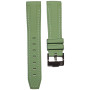 Bracelet caoutchouc texturé pour Omega MoonSwatch - - vert