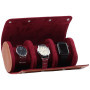 Karoni Case for 3 Watches by KronoKeeper - Luxurious Leather Protection