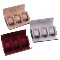 Karoni Case for 3 Watches by KronoKeeper - Luxurious Leather Protection