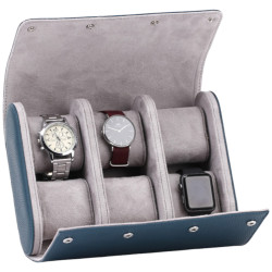 Karoni Travel Case for 6 Watches - KronoKeeper | Genuine Leather
