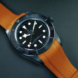 RubberB bracelet T805 pour Tudor Noir