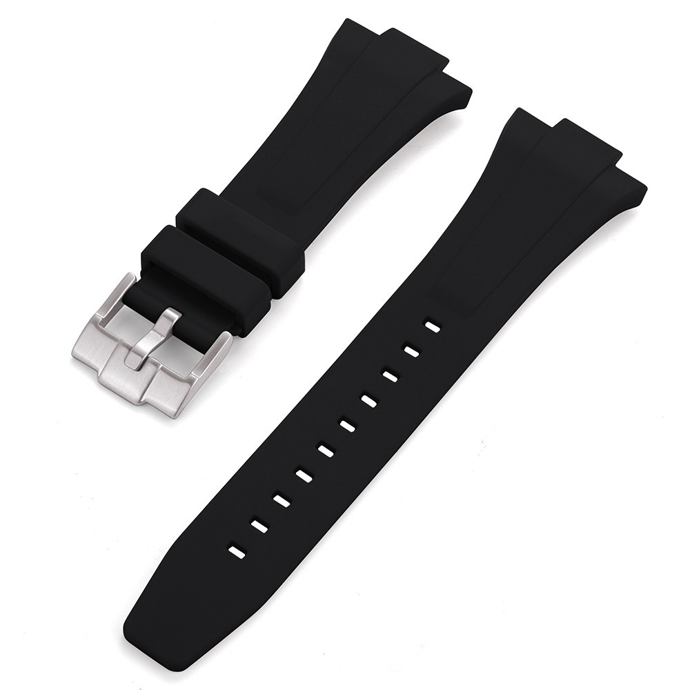 Rubber strap for Tissot PRX - Black