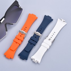 Rubber strap for Tissot PRX - Orange