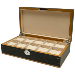 Clipperton - Box for 10 Watches - Grey Wood - Kronokeeper