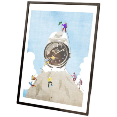 To the top - 40x50 - Art Print - Watchoniste X MisterChrono