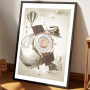 Worldtime - 40x50 - Art Print Watchoniste X MisterChrono