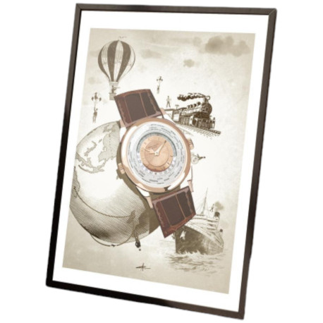 Worldtime - 40x50 - Art Print Watchoniste X MisterChrono