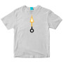 T-shirt Blanc ORANGE ARROW-C 100% Coton Bio