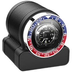 Rotor One 1 - Blauw/Rood - Watch Winder voor 1 Horloge - Scatola Del Tempo & SwissKubik