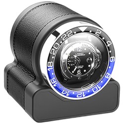 Rotor One Black/Blue - Scatola Del Tempo & SwissKubik Watch Winder