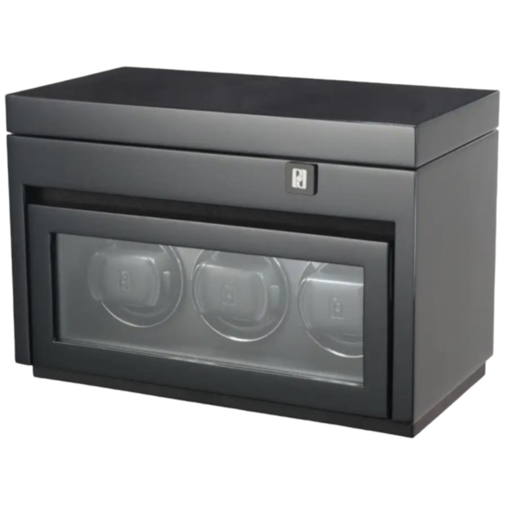 Paul Design - Gentleman 3+5 Watch Winder & Extra storage for 3 watches