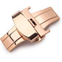 Brushed Gold PVD Double Deployant Buckle by Beco for Watch Bands