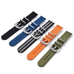 KronoKeeper 2 pieces nato strap - noir