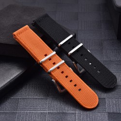 KronoKeeper 2 pieces nato strap - noir