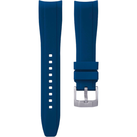 KronoKeeper integrated Rubber strap - Bleu