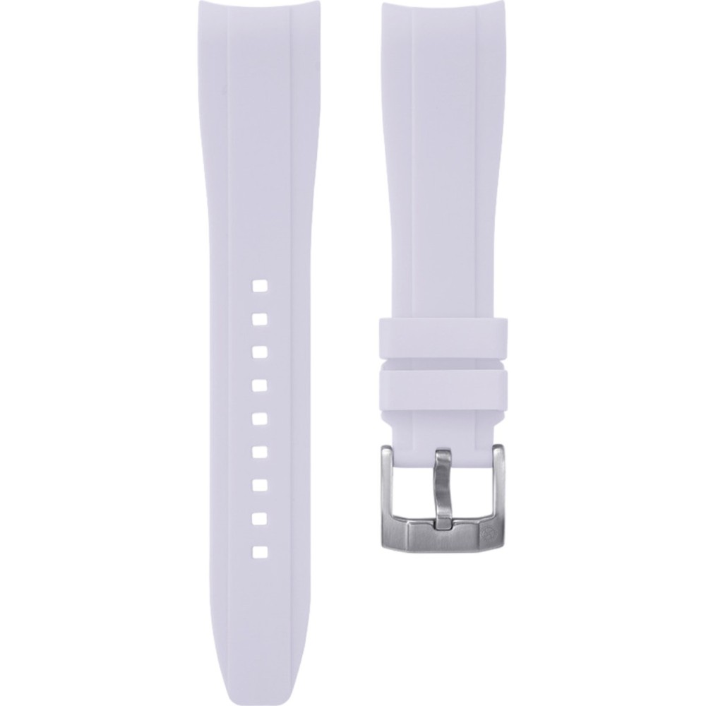 Integrated - rubber strap - KronoKeeper - White