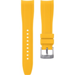 Integrated Rubber strap - KronoKeeper - 
 Yellow