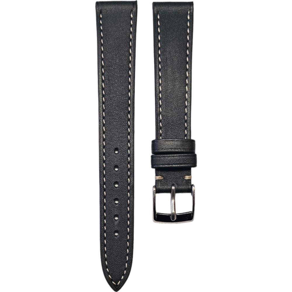 Baranil kalfslederen armband - LIC Leather - zwart