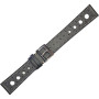 Sport Racing Watch Strap - Patina charcoal - LIC Leather