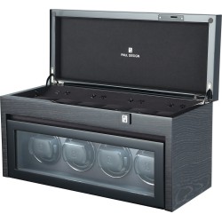 Paul Design - Gentleman 4+6 Watch Winder & Extra storage for 6 watches