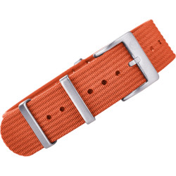 KronoKeeper ribbed nato strap - Orange