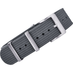 KronoKeeper ribbed nato strap - Grey