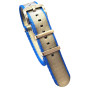 Bracelet Nato Premium - bleu / gris