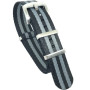 Seat Belt Nato - Black/Grey