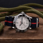 BRACELET NATO PREMIUM - Noir/Marine/Khaki