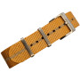 BRACELET NATO PREMIUM - Orange/Khaki