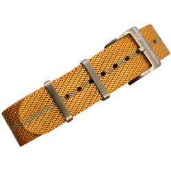 BRACELET NATO PREMIUM - Orange/Khaki