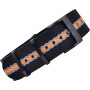 Premium nato strap PVD buckle - Black/Grey/Orange