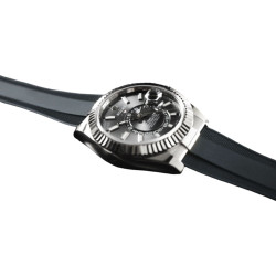 Bracelet Rubber B M222 Noir pour Sky-Dweller sur OysterFlex