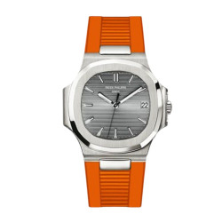 Bracelet RubberB PK77 pour Patek Philippe Nautilus Orange