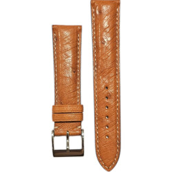 Bracelet Lic Leather Massai Autruche - cognac