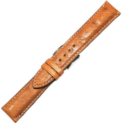 Bracelet Lic Leather Massai Autruche - cognac