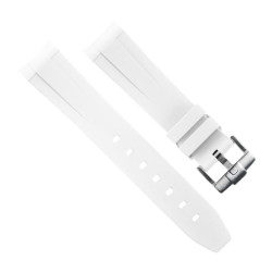 RubberB strap M600 Arctic White with tang buckle