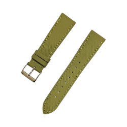 Kronokeeper rubber strap - Rubens olive green