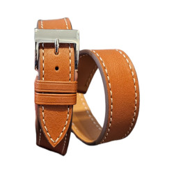 Dubbele Tour Baranil Cognac Band - LIC Leather