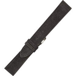 Nubuck bull leather strap - Lic Leather - black