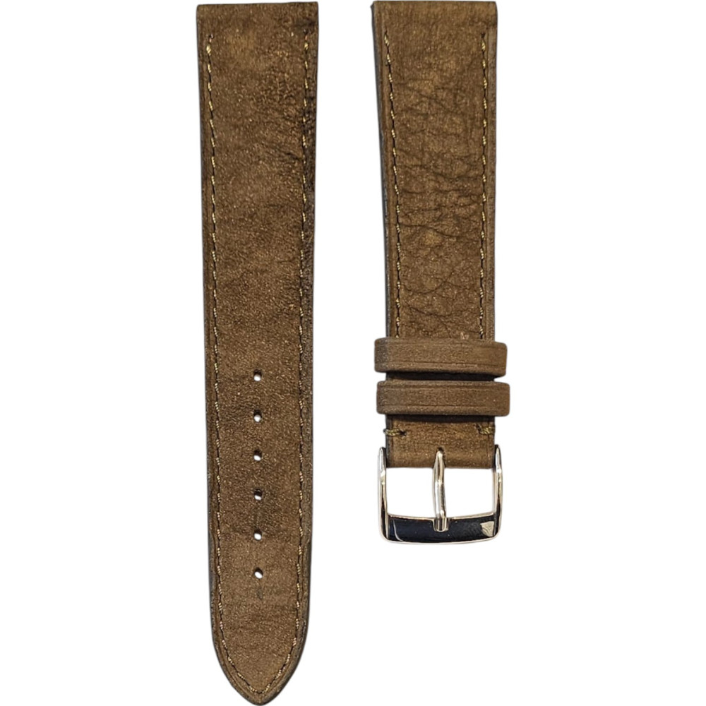 Bracelet en cuir de taureau nubuck - Lic Leather - kaki