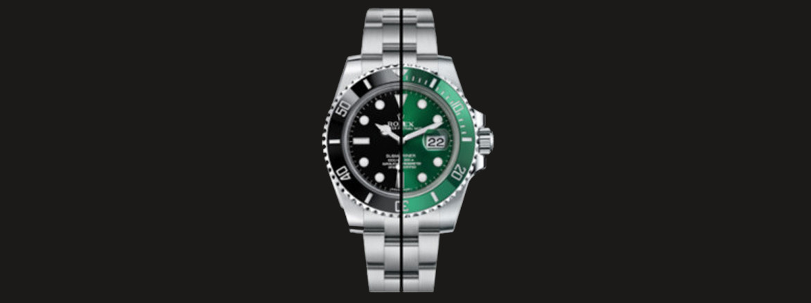 Bracelet Rolex 40mm avec lunette ceramique - Misterchrono Belgique